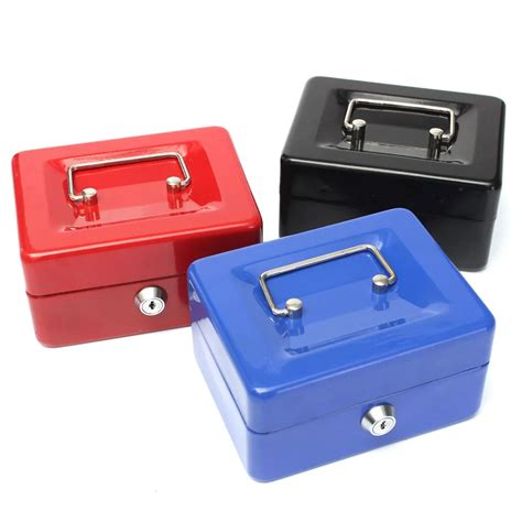 large metal money box|small lockable money box.